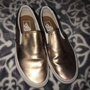 Gold Vans